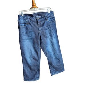 Vintage Cache blue jean capris  SZ 8